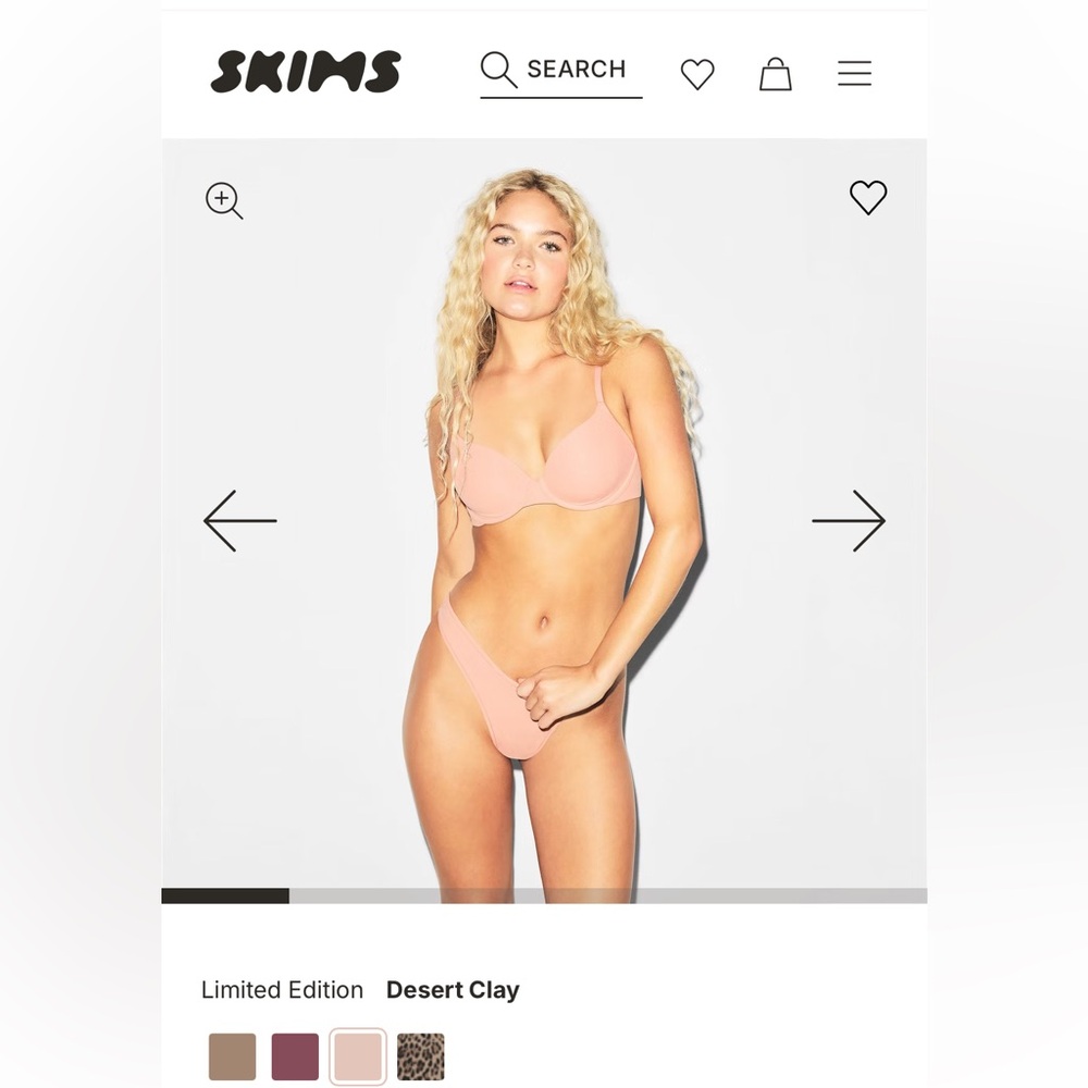 SKIMS Women's Fits Everybody T-shirt bra in Desert Clay